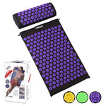 TPE + éponge acupuncture acupuncture soulageant la douleur coussin de massage tapis de yoga + coussin d'oreiller