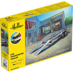 TRAILER CAR TRANSPORTER KIT 1:24 Heller Kit Auto Modellino