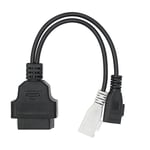 Obd Ii Obd2-kabel 2 X 2pin till Obd2 16pin Honkontakt Kabel Diagnostisk Adapter För -