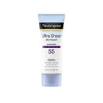 Neutrogena Ultra Sheer Broad Spectrum SPF 55 Dry-Touch Sunscreen 88ml