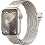 ORRLBB Strap Compatible with Apple Watch Straps Women Men, Patented Stainless Steel Milanese Loop for iWatch Series 10 9 8 7 6 5 4 3 SE2 SE Ultra2 Ultra 49mm 46mm 45mm 44mm 42mm 41mm 40mm 38mm