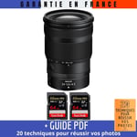 Nikon Z 24-120mm F4 S + 2 SanDisk 64GB Extreme PRO UHS-II SDXC 300 MB/s + Guide PDF '20 TECHNIQUES POUR RÉUSSIR VOS PHOTOS