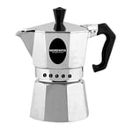 Bialetti Rainbow Caffettiera Colorata, Alluminio, Rosso, 1 Tazza