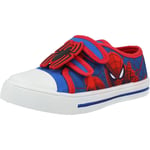 Spider-Man Qatar Blue Canvas Trainers