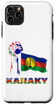 Coque pour iPhone 11 Pro Max Le drapeau Kanaky de la fierté et du courage de la Nouvelle-