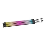 CORSAIR iCUE ARGB PSU Cable Strips, 2x 200mm LED Strips, 100 RGB LEDs Per Strip,