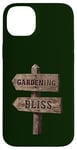 Coque pour iPhone 14 Plus Jardinage, panneau de signalisation en bois Bliss Garden