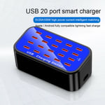 20 Multi-port Usb Hub Adapter Desktop Wall Charger Charging Stat Au Plug