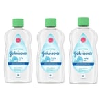 3x Johnson's Baby Oil Essential 500ml