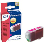 PELIKAN C39 - magenta - kompatibel - blekkpatron (alternativ for: Canon CLI-521M)