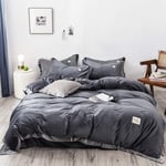 RTYUI Four-Piece Bedding Set, Crystal Velvet, Simple And Wide-Sided Four-Piece Set For Autumn And Winter