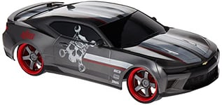 Dickie Toys 251106011 RC Chevy Camaro 2016 1:16 Scale, Grey/red