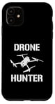 Coque pour iPhone 11 Drone Hunter Objet volant Contrôle de la circulation aérienne