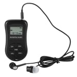 LCD Display Personal Mini Digital Radio With Earphones Lanyard Portable Digital