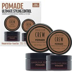 American Crew Hår, kropp & ansikte Hårstyling Pomade Duo Set Pomade 85 g + Pomade 50 g 135 g (3.630,00 kr / 1 kg)