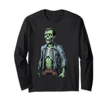 Funny Zombie Costume Apocalypse Undead T shirt For Men Women Long Sleeve T-Shirt