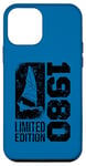 Coque pour iPhone 12 mini Voile de plage Vintage né en 1980 Anniversaire Char à Voile