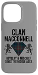 Coque pour iPhone 14 Pro Max MacConnell Clan Scottish Name Blason Tartan Famille