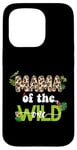 iPhone 15 Pro Mom of the Wild One Jungle Birthday Zoo Safari Wild Birds Case