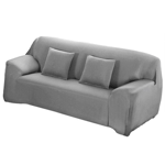 Slipcover Sofa Seat Chair Furniture Cover Elastic Protector Grey 145*185