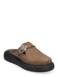 Blenda Shoes Mules & Slip-ins Flat Mules Brown VAGABOND