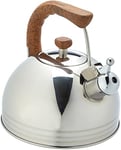 Lacor 68639 Bouilloire Sifflante 4.0 Litres, Argenté