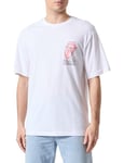 ONLY & SONS Men's Onsrollingstones RLX Ss Tee T-Shirt, White, L