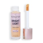 Revolution Bright Light Face Glow, Lueur Éclatante pour le Visage, Teint Lumineux, Lustre Moyen Clair