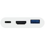 Connectique Câble & adaptateur USB / FireWire Macally UCHDMI4K - Adaptateur USB-C vers HDMI 4K / USB-C / USB-A