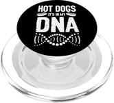 Hot Dog Adult Hot Dogs It's In My Dna PopSockets PopGrip for MagSafe