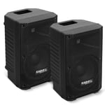 Paire d'enceinte passives Ibiza Sound XTK8-MKII - 8"/20cm 2x200W - Sono DJ Bass reflex à 2 voies