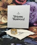 Vivienne Westwood Belt Ring Ring Gold Tone Size L