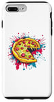 Coque pour iPhone 7 Plus/8 Plus Tranche de pizza colorée Explosion Art Fun