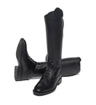 Rhinegold Enfants Childs Luxus Long Leather Riding Boot-4-black Bottes d'équitation Longues en Cuir, Noir, 4 (EU37)