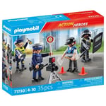 PLAYMOBIL 71730 Set métiers de la police : 4 policiers