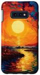 Coque pour Galaxy S10e Couchers de soleil artistiques de Van Gogh Nuit étoilée