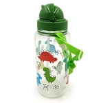 Puckator Bouteille (Gourde) Enfant 450ml en Plastique Renforcée Dinosauria Jr - Dinosaure