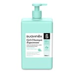 Suavinex, Gel-shampooing moussant pour bébé, pour corps et cheveux, 750 ml, Convient aux peaux sensibles, 86% d'ingrédients d'origine naturelle, Idéal nouveaux-nés, Texture mousseuse