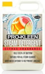 Pro-Kleen Steam Detergent – Citrus Fragrance, High Concentrate Cleaning Solution with Built in Water Softener-Suitable for All Electric Mop Machines 5L