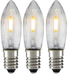 Universal LED Filament E10 10-55V 0,5W 3-pack