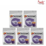 Tassimo Milka Hot Chocolate , 5 Packs, 40 T Disc, 40 Drinks