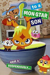 Moshi Monsters Son Birthday 3D Holographic Greeting Card - To a Mon-Star Son