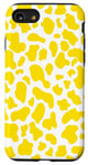 Coque pour iPhone SE (2020) / 7 / 8 motif imprimé vache jaune - Motif vache coeur jaune femme