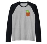 Funny Alligator in my Pocket, Alligator Crocodile Lover Raglan Baseball Tee