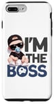 Coque pour iPhone 7 Plus/8 Plus Baby Boss « I'm The Boss » Retro Like A Boss Kids