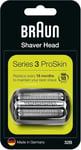 Braun Series 3 32B Electric Shaver Head Replacement Cassette - Black