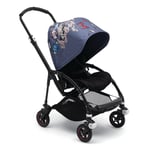 Bugaboo Bee 5 Stroller Black Chassis - Botanical Hood - Lightweight and Compact