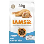 IAMS Complete Dry Cat Food for Kittens with Ocean Fish 3 kg