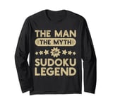 The Man The Myth The Sudoku Legend Fathers Day Long Sleeve T-Shirt