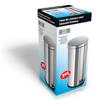 30 Litre Kitchen Pedal Bin 95522 Elegance Chrome